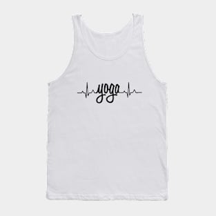 yoga poses, heart rate meditation namaste Tank Top